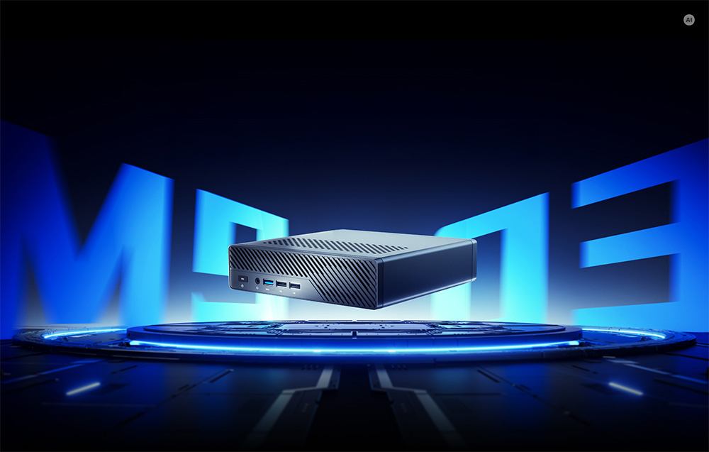 MINIS FORUM MS-03 Mini PC with Intel Core Ultra 9 386H, 64 GB, and 1 TB