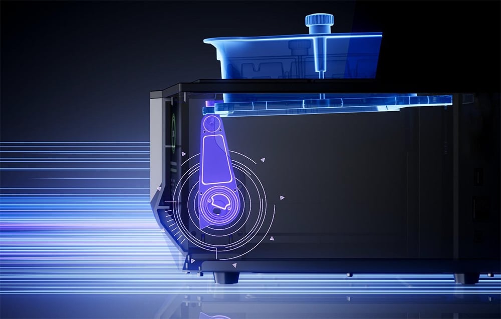 Tilt Release - revolutionary high-speed printing technology