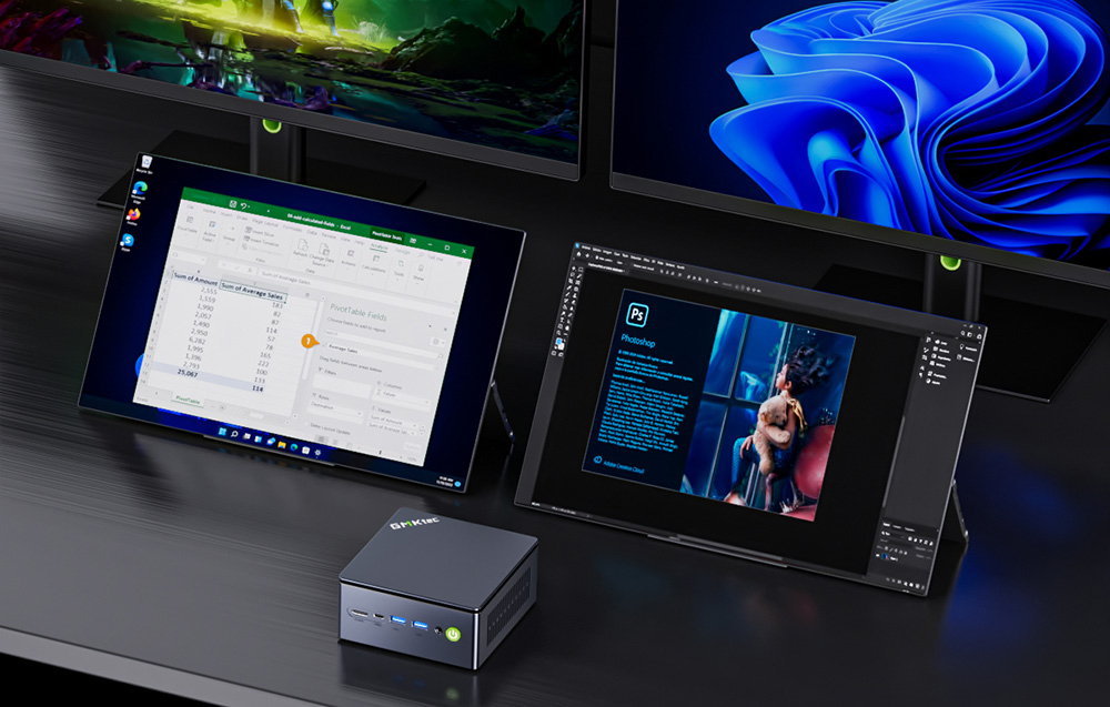 Support for four 8K displays