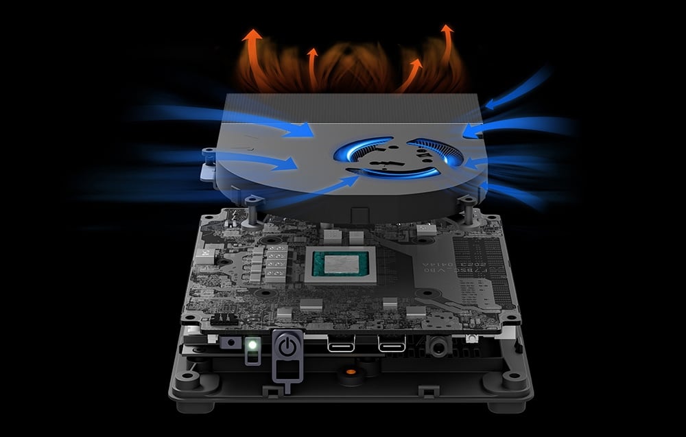 Efficient cooling and quiet operation