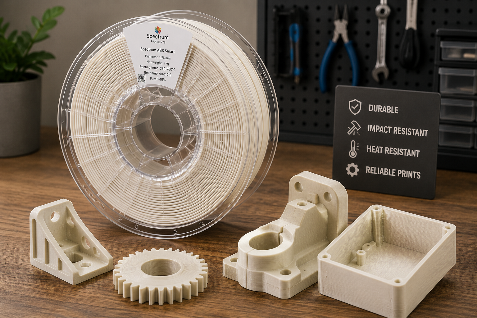 Durable and Impact-Resistant ABS Filament