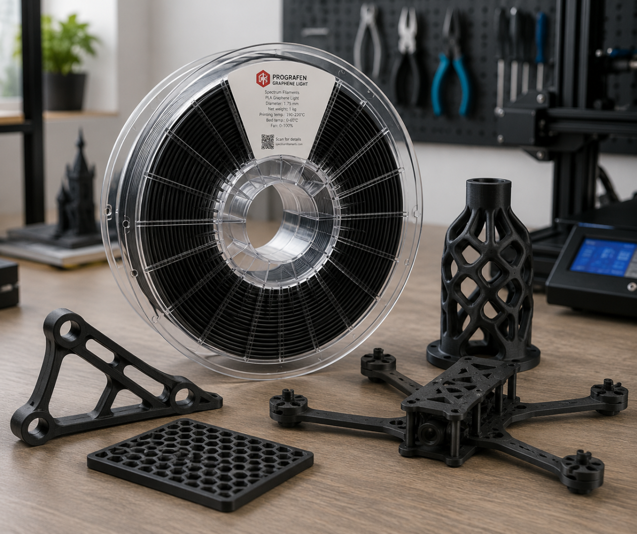 Lightweight Graphene-Enhanced PLA