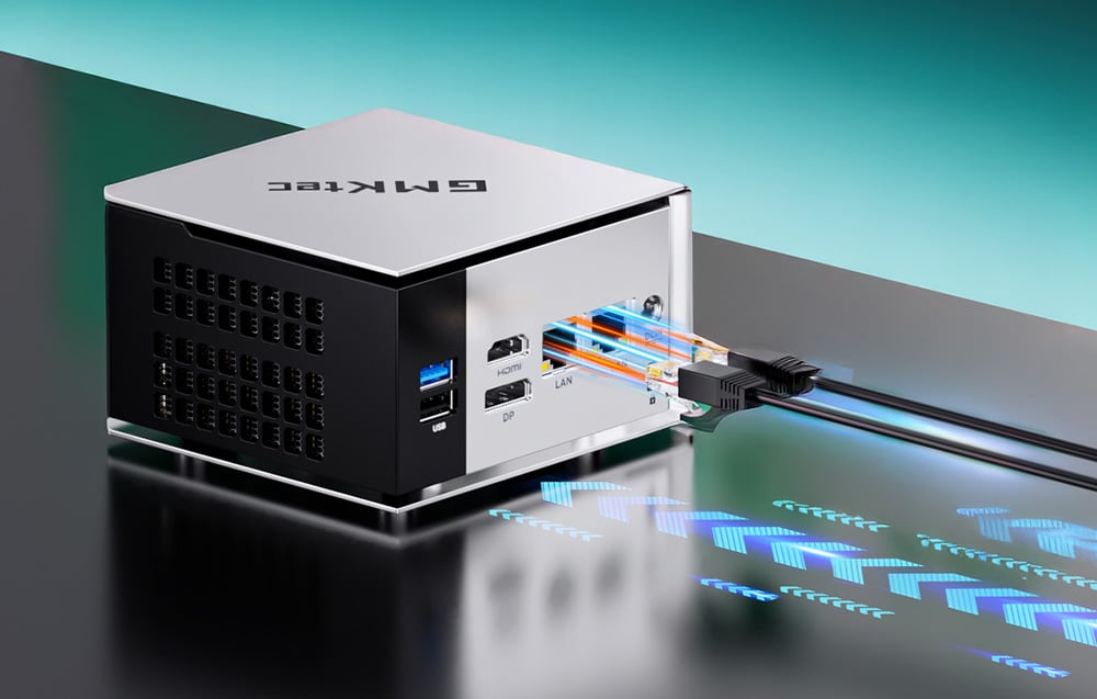 Dual 2.5G Ethernet – fast wired network