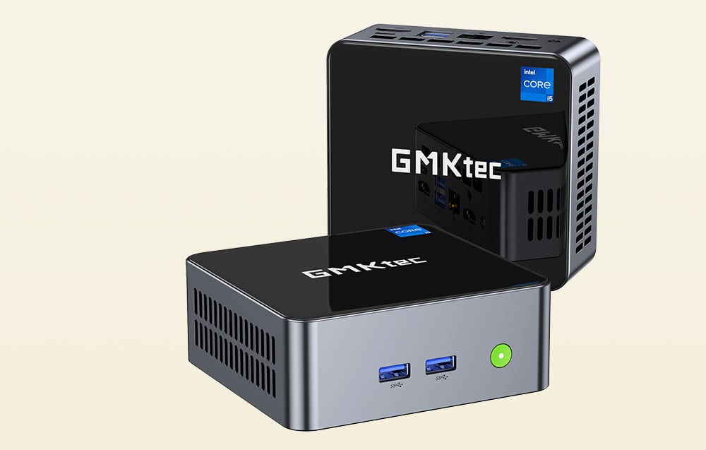 GMKtec M3 MINI-PC Intel i5-12450H 32GB RAM + 1TB (black)
