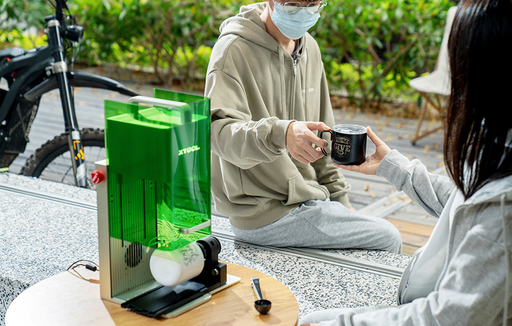 Advanced technology and precision with the xTool F1-Mint Green