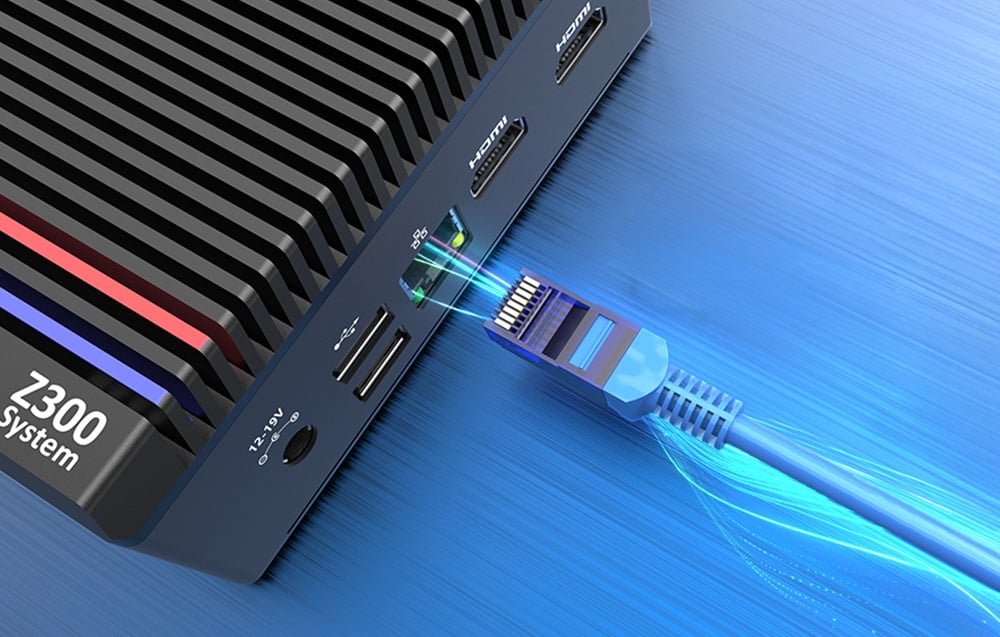 Wide selection of ports and practical features