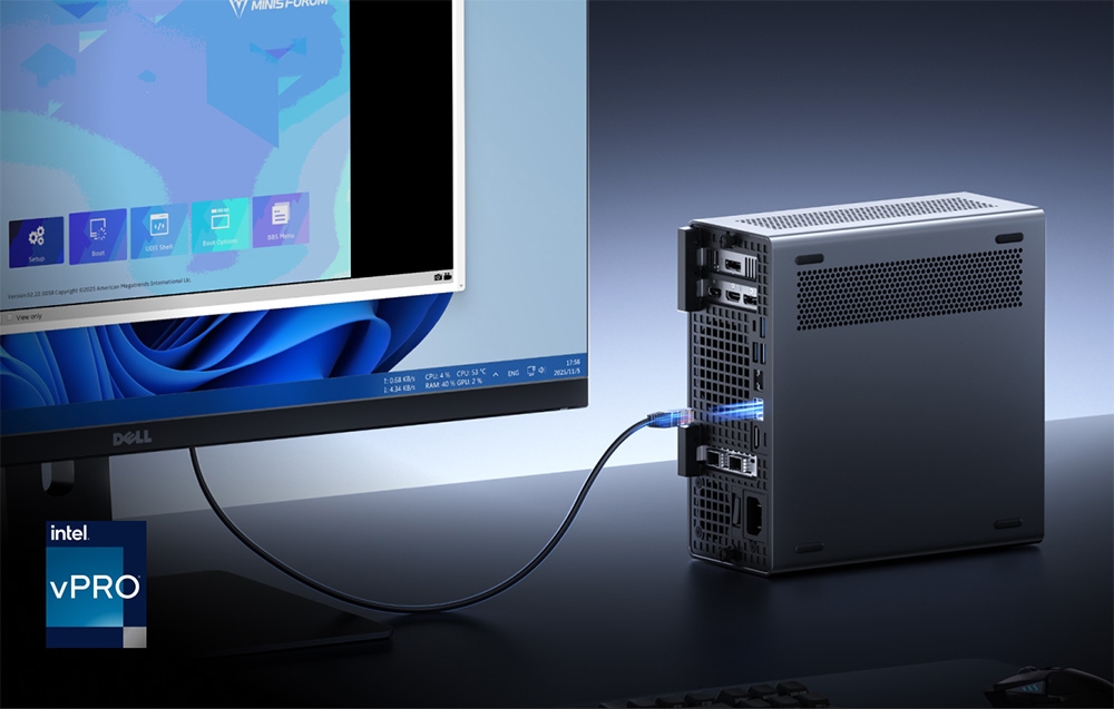 Professional connectivity and server-grade expandability
