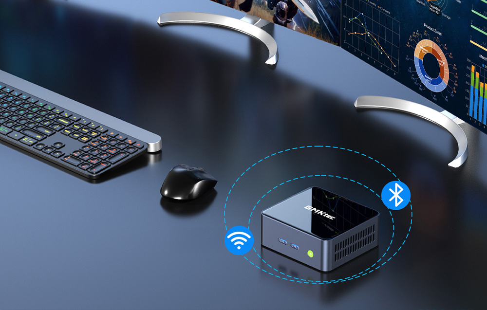 Easy access to components and efficient cooling