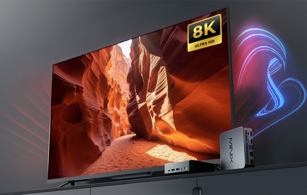 4K and 8K image support – ideal for work and entertainment