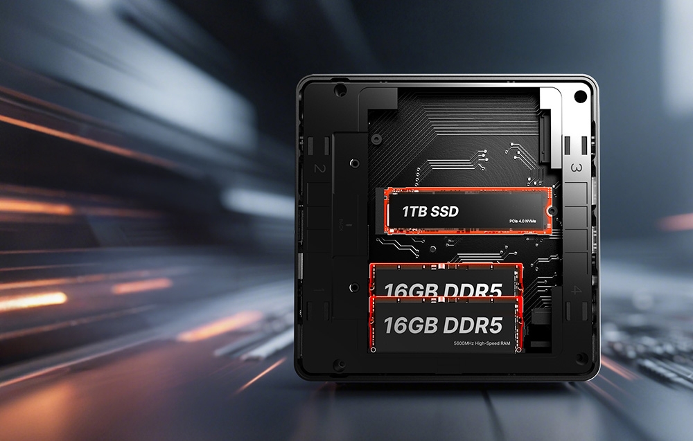 Fast memory and massive storage
