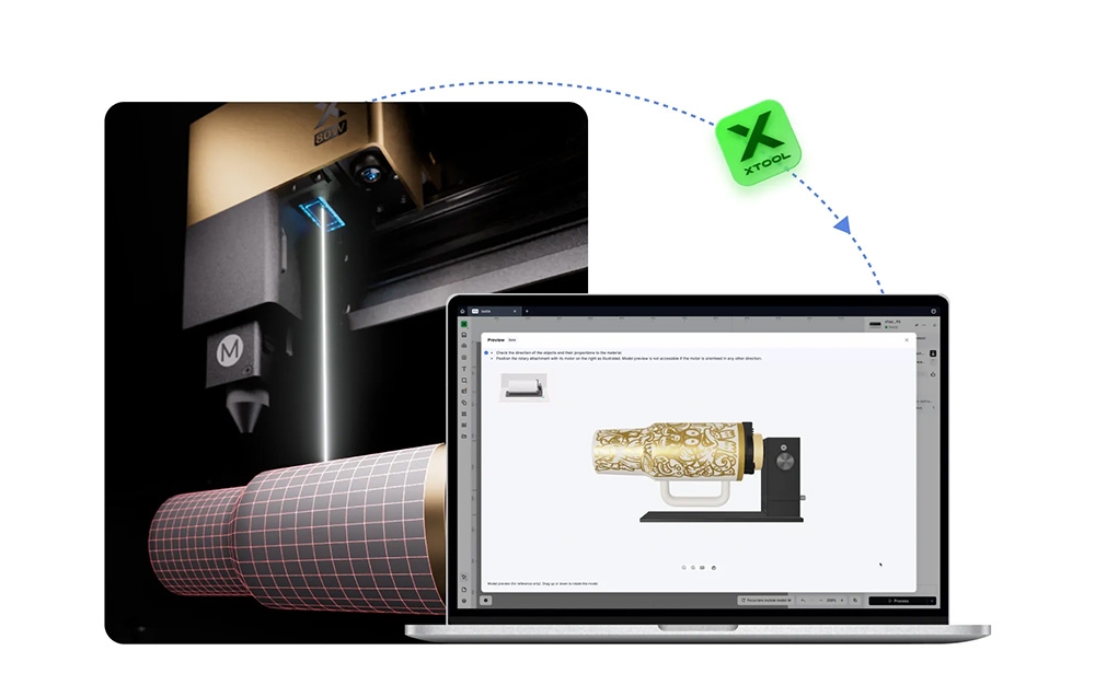 Full integration with the xTool ecosystem