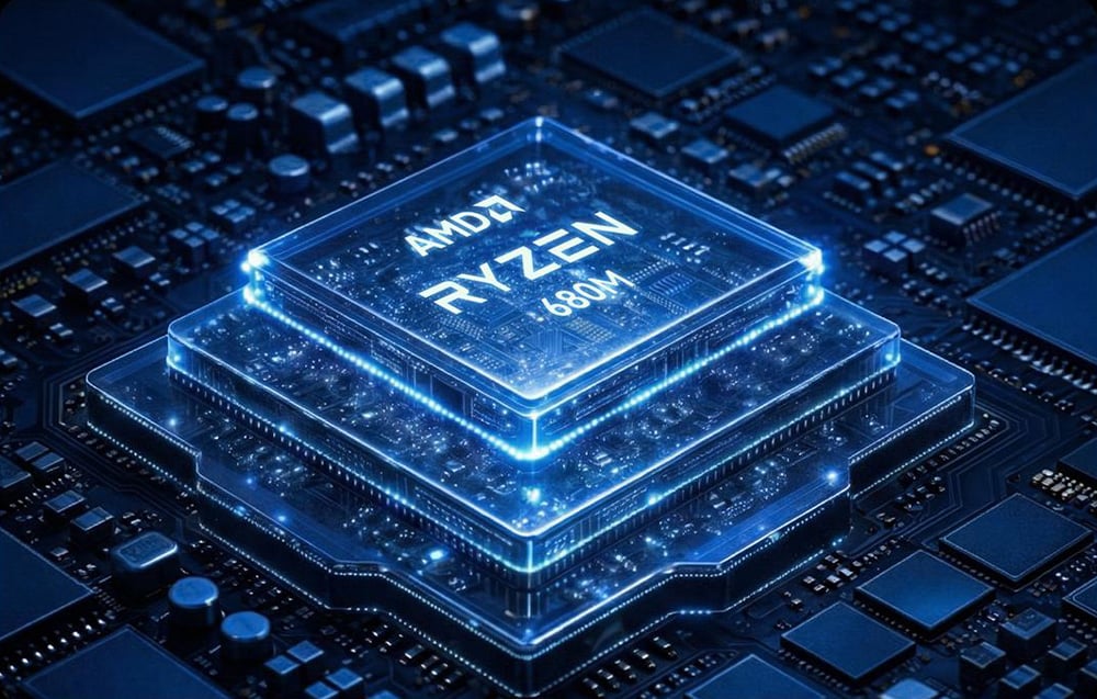 Integrated AMD Radeon 680M graphics