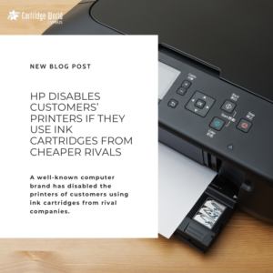 HP disables customers’ printers if they use ink cartridges from cheaper rivals