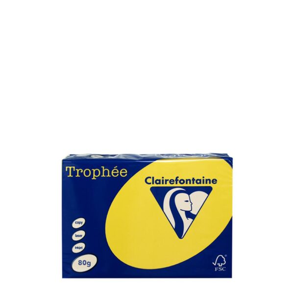 A4 80gr Yellow Intensive