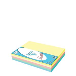 MAXI PACK 160gr/A4 5 LIGHT COLORS