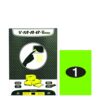 Smart Labels (210x297) 1 label Fluo Green/100sh