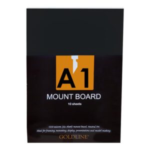 Mounting Board (A1) Black/White 1250mic.