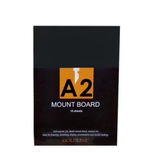 Mounting Board (A2) Black/White 1250mic.