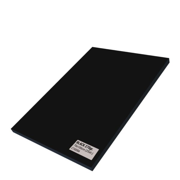 Black Paper 270gr (70x100) 25sh.