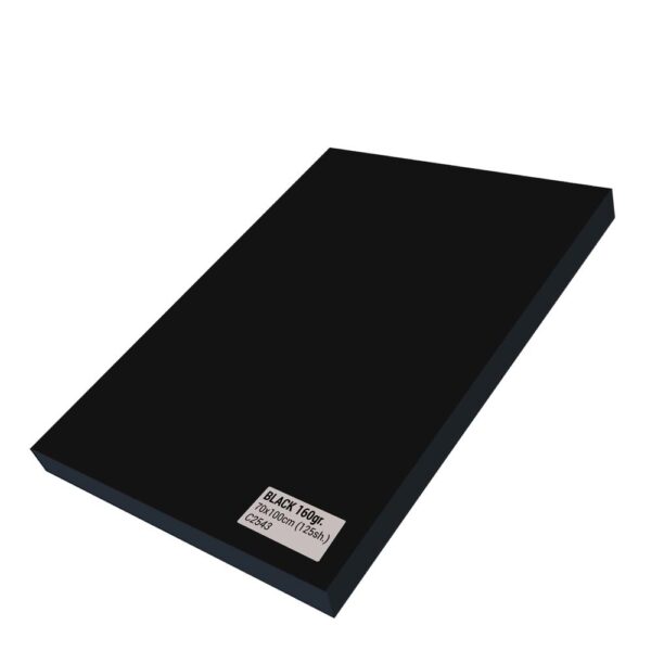 Black Paper 160gr (70x100) 125sh.
