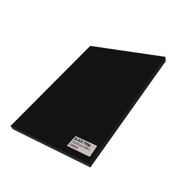 Black Paper 700gr (72x101) 5sh.