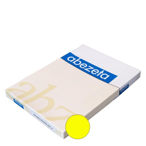 Inkjet Paper A3/100gr - FLUO Yellow, High Resolution