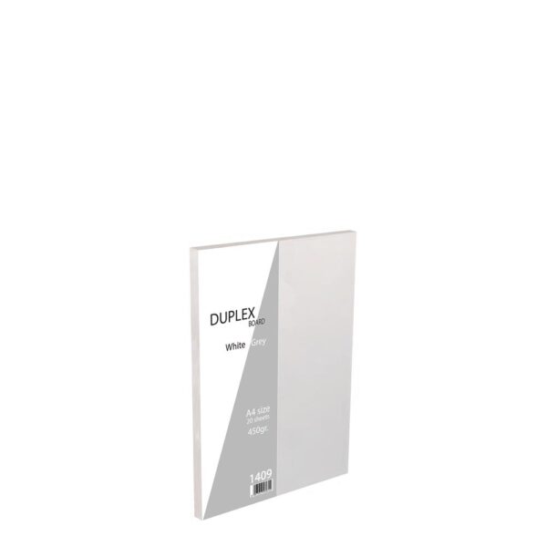 Duplex Board 325gr -A4 (20sh.) White/Grey