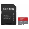 SANDISK Ultra microSDXC 64GB + SD Adapter  140MB/s A1 Class