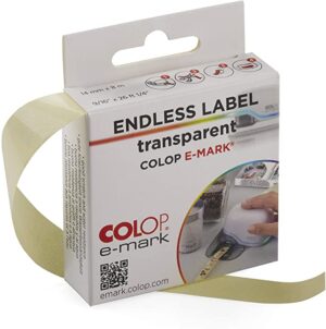 COLOP E-MARK ENDLESS LABEL TRANSPARENT