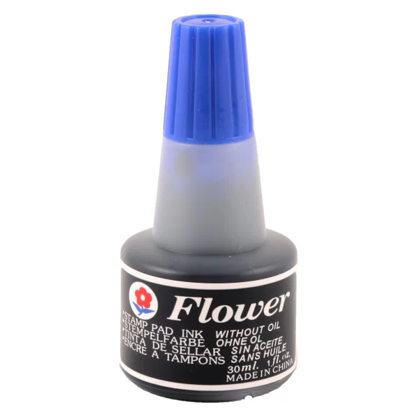 B/R FLOWER INK FOR STAMP PAD BLUE BR00185