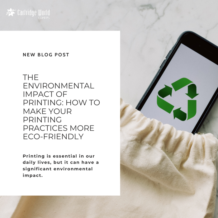 The Environmental Impact of Printing: How to Make Your Printing Practices More Eco-Friendly