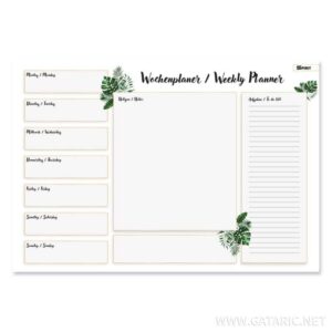 TTO DESK PAD 48X33CM 30SHEETS WEEKLY PLANNER 402019