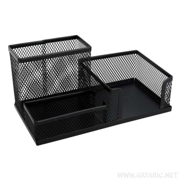 TTO DESK ORGANIZER WITH 3 PARTS 404271 BLACK