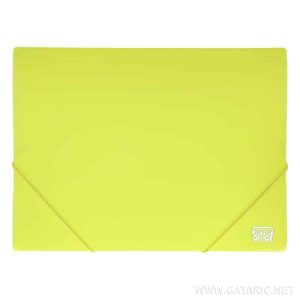 TTO PLASTIC DOCUMENT FILE A4 WITH ELASTIC CLOSURE  405370 NEON YELLOW