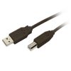 MEDIARANGE CABLE USB 2.0 AM/BM 5M BLACK MRCS102