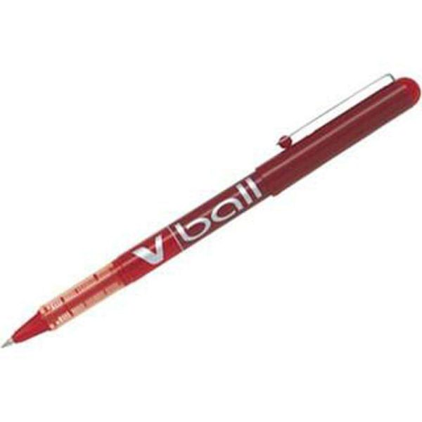 PILOT PEN VBALL  0.5 RED