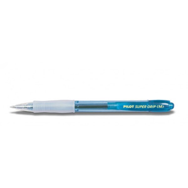 PILOT PEN W GRIP (M) NEON BLUE