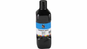 OMEGA TEMPERA PAINT 500ML BLACK TP-3