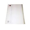 B/R PVC DIVIDER  A4 A-Ω (A-Z) GREEK HF-289-G BR00053