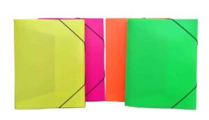 B/R PP BOX FILE ELASTIC CLOSURE 3CM YELLOW BR84021