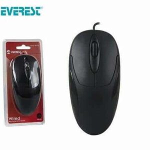 EVEREST MOUSE OPTICAL USB 1.5M 1200 DPI SM-216 / SM-M7 BLACK