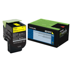 LEXMARK 80C2Y0 ORIGINAL YELLOW TONER