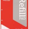 SILVINE REFIL PAD A4 160PAGES (WITH HOLES) (A4RPFM)