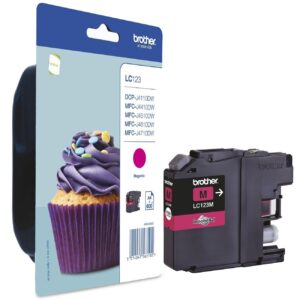 BROTHER LC123 ORIGINAL MAGENTA INK
