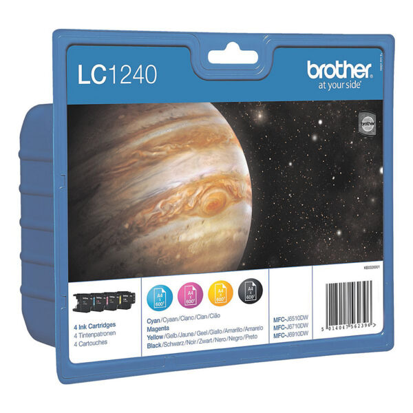 BROTHER LC1240 ORIGINAL SET 4 INKS