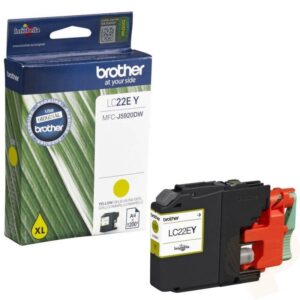 BROTHER LC22E ORIGINAL YELLOW INK