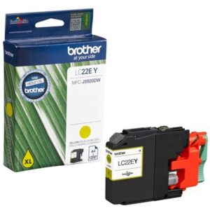 BROTHER LC22E XL ORIGINAL YELLOW INK