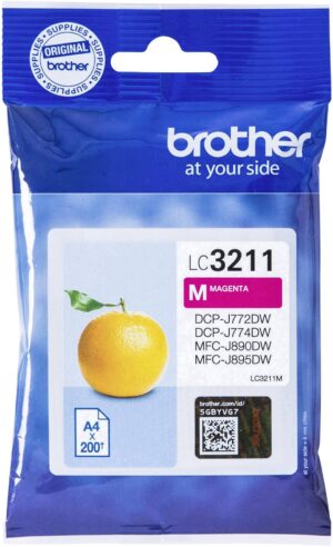 BROTHER LC3211 ORIGINAL MAGENTA INK