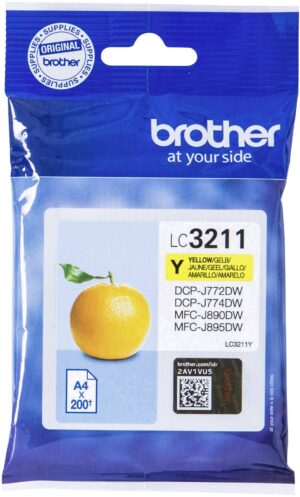 BROTHER LC3211 ORIGINAL YELLOW INK