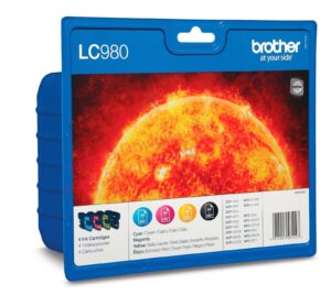 BROTHER LC980 ORIGINAL SET OF 4 INKS